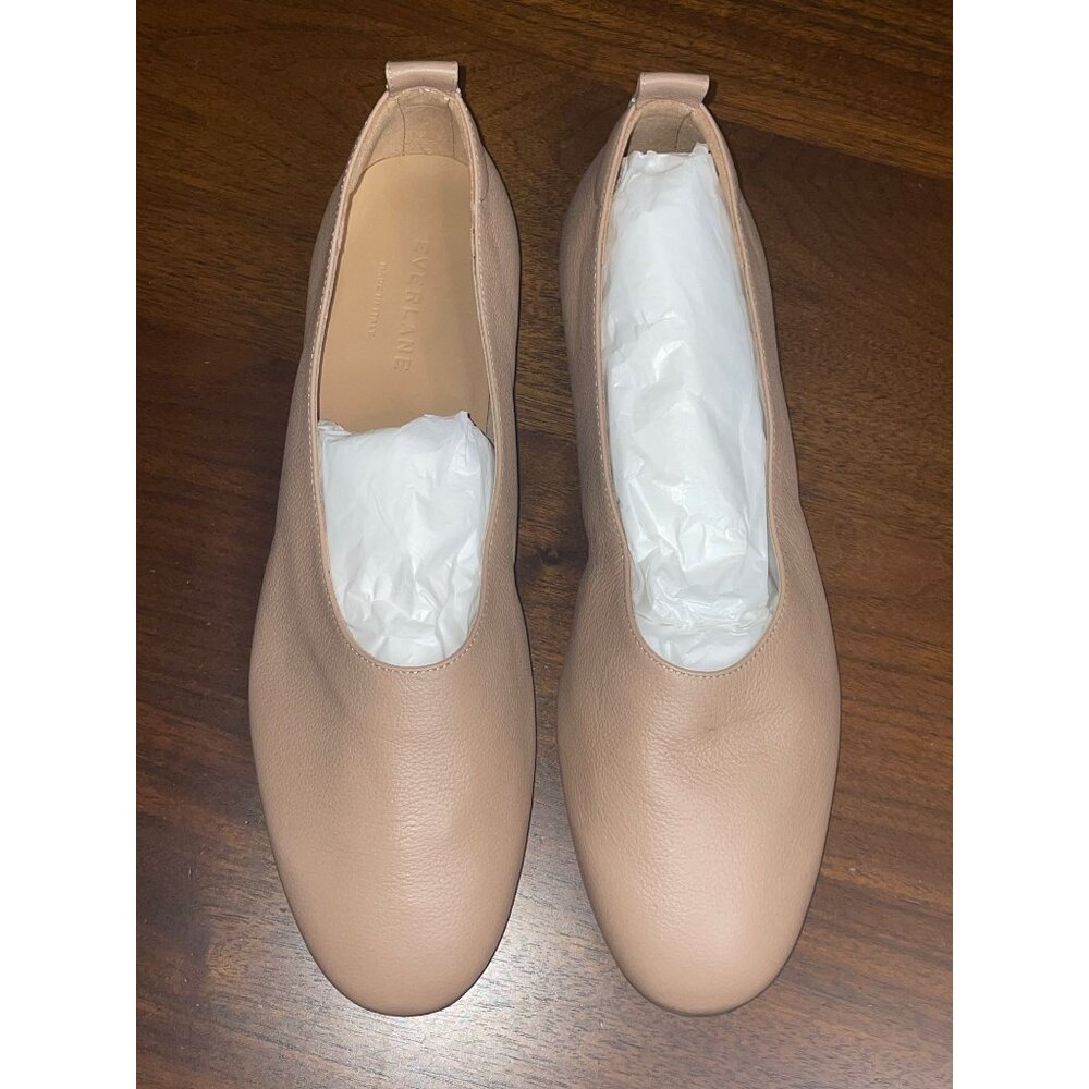 Everlane The Day Glove in Tan Leather New Womens Shoes Loafer Flats - Picture 5 of 12